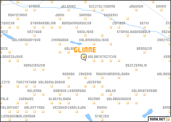 map of Glinne