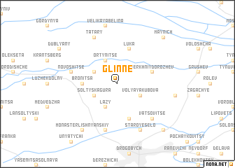 map of Glinne