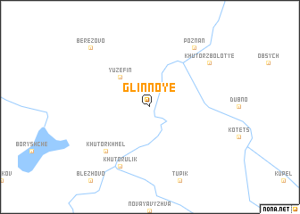 map of Glinnoye