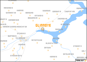 map of Glinnoye