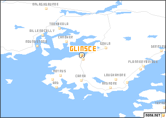 map of Glinsce