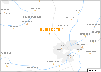 map of Glinskoye