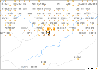 map of Glinya