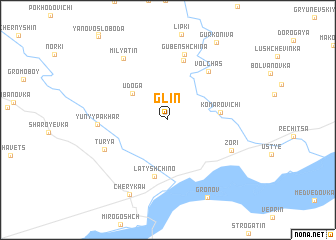 map of Glinʼ