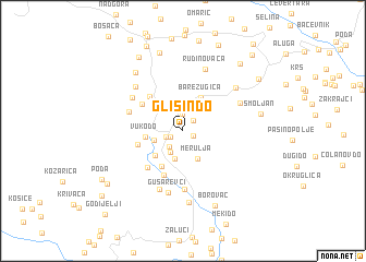 map of (( Glišin Do ))