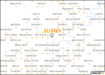 map of Glissen