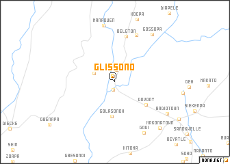 map of Glissono