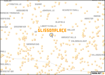 map of Glisson Place