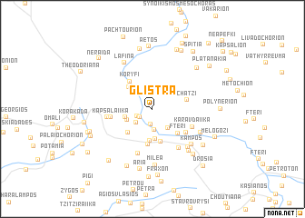 map of Glístra