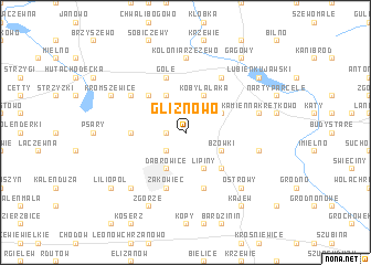 map of Gliznowo