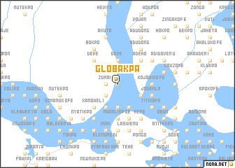 map of Globakpa