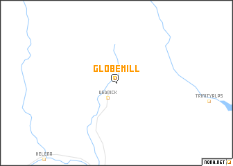 map of Globe Mill