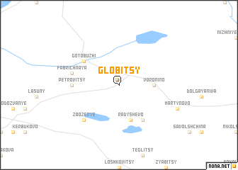 map of Globitsy