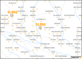 map of Glodu