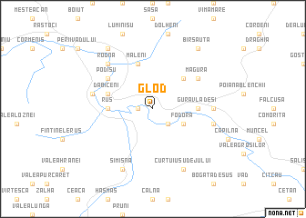 map of Glod