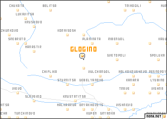 map of Glogino