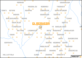 map of Glogougon