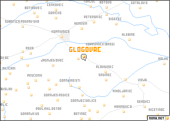 map of Glogovac