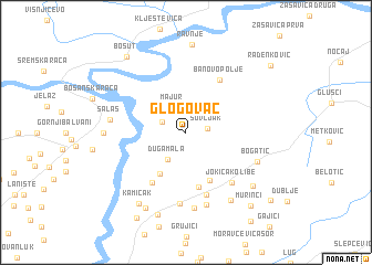 map of Glogovac