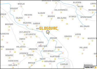 map of Glogovac