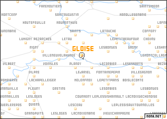 map of Gloise