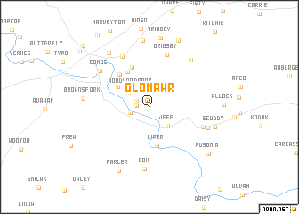 map of Glomawr