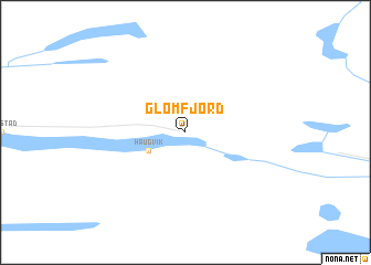 map of Glomfjord