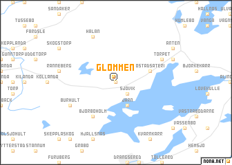 map of Glommen