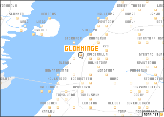 map of Glömminge