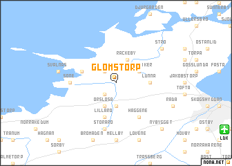 map of Glömstorp