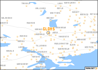 map of Gloms