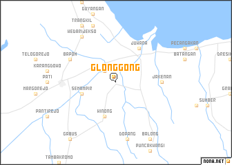 map of Glonggong