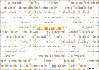 map of Glonnbercha