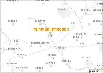 map of Gloria Glens Park