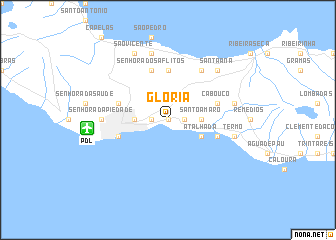 map of Glória