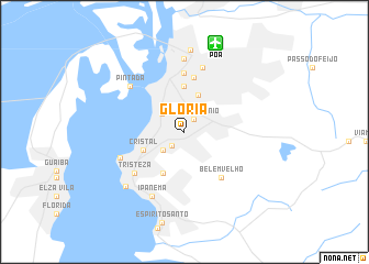 map of Glória