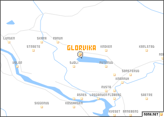 map of Glorvika