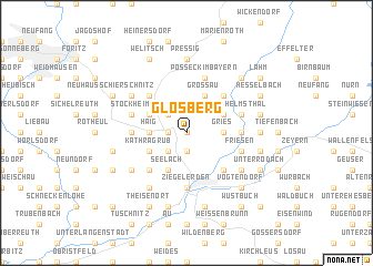 map of Glosberg