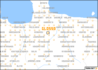 map of Glóssa