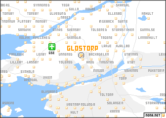 map of Glöstorp