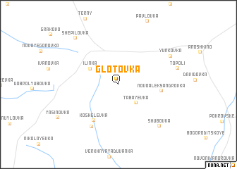 map of Glotovka