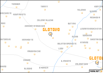 map of Glotovo