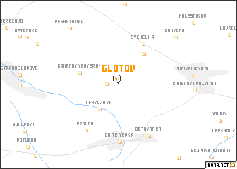 map of Glotov