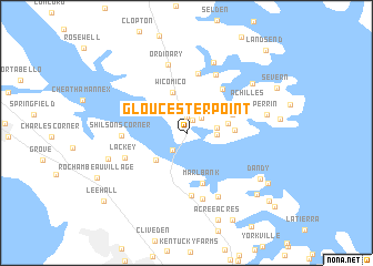 map of Gloucester Point