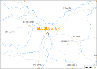 map of Gloucester