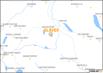 map of Glover