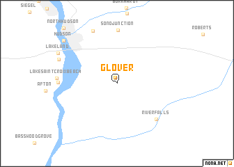 map of Glover