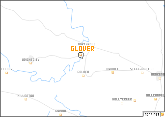 map of Glover