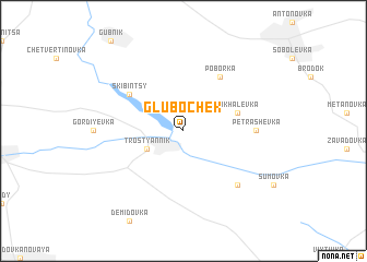 map of Glubochek