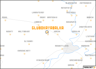 map of Glubokaya Balka